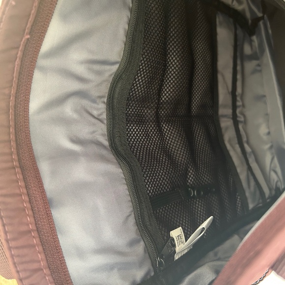 Adidas Burgundy Nylon Backpack w/Top Handles NWOT - Picture 5 of 9